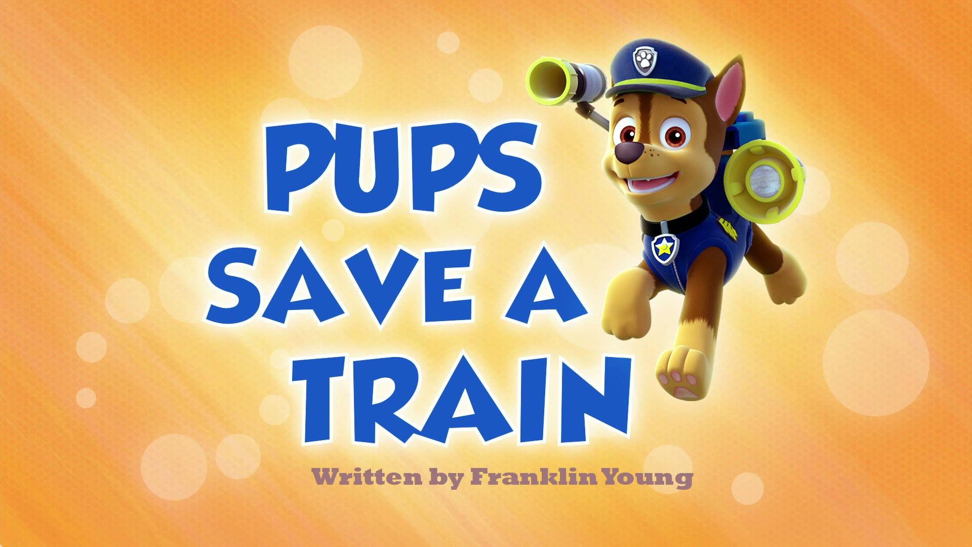 Still from Pups Save a Train