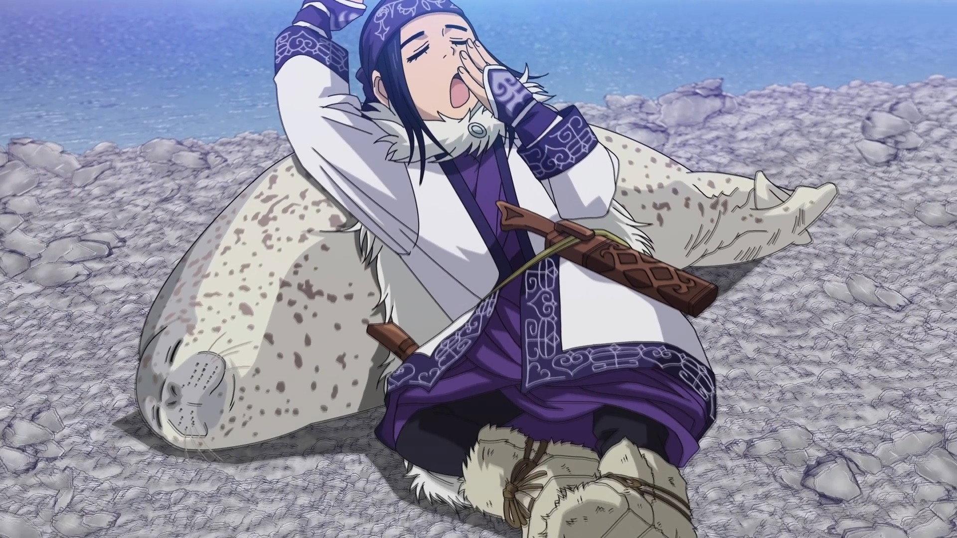 Still from Golden Travelogue Theater #11 - Seal Episode