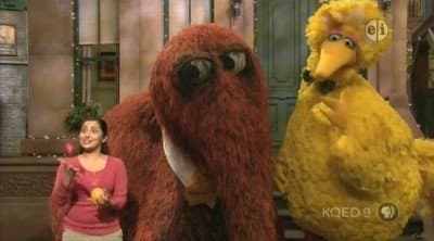 Still from Big Bird and Snuffy Talent Show