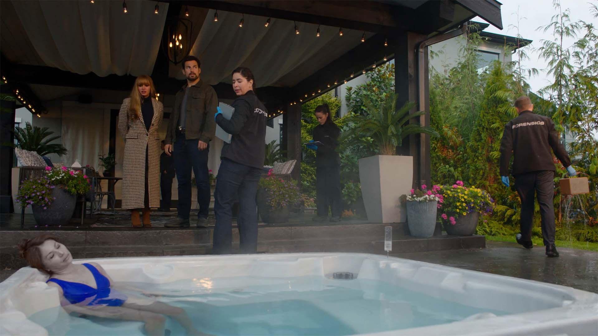 Still from Hot Tub Death Machine