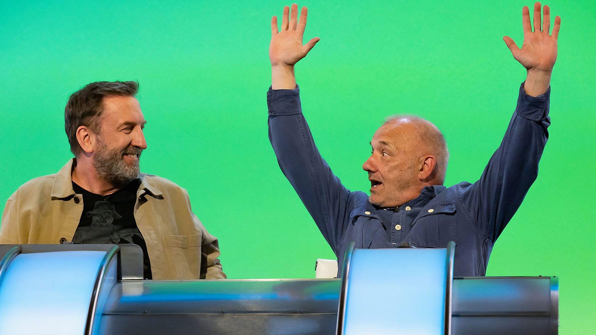 Still from Bob Mortimer, Dianne Buswell, Jamelia Davis & Mark Chapman