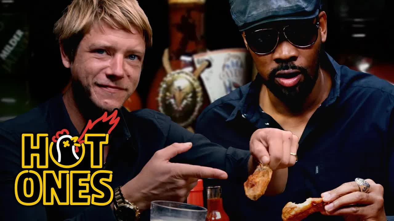 Still from RZA and Paul Banks Tag Team Spicy Wings