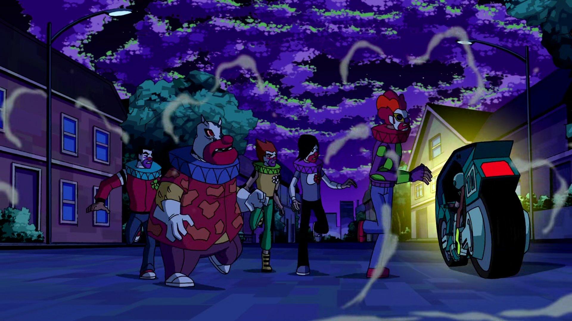 Still from Something Zombozo This Way Comes