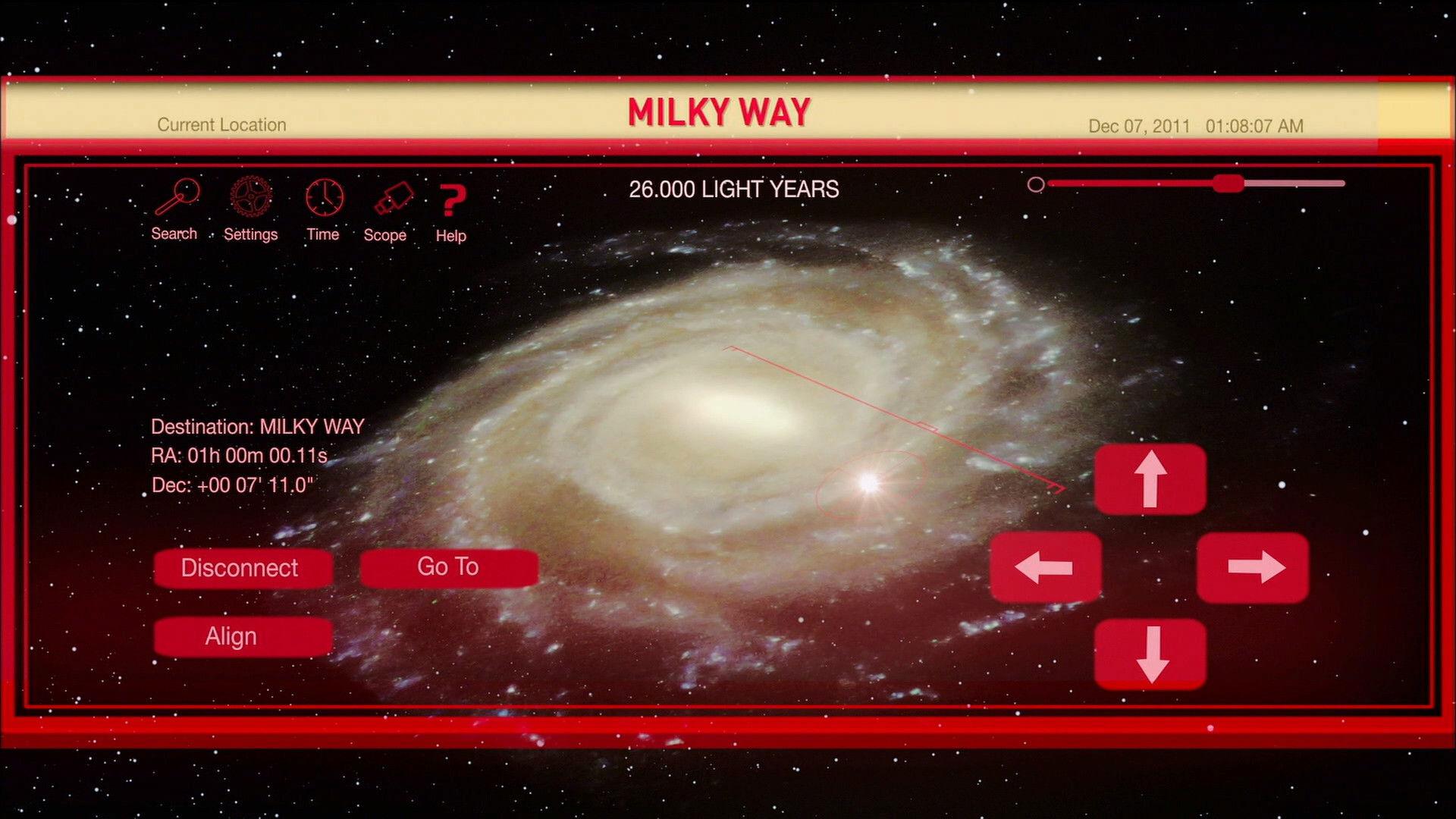 Still from Our Place in the Milky Way