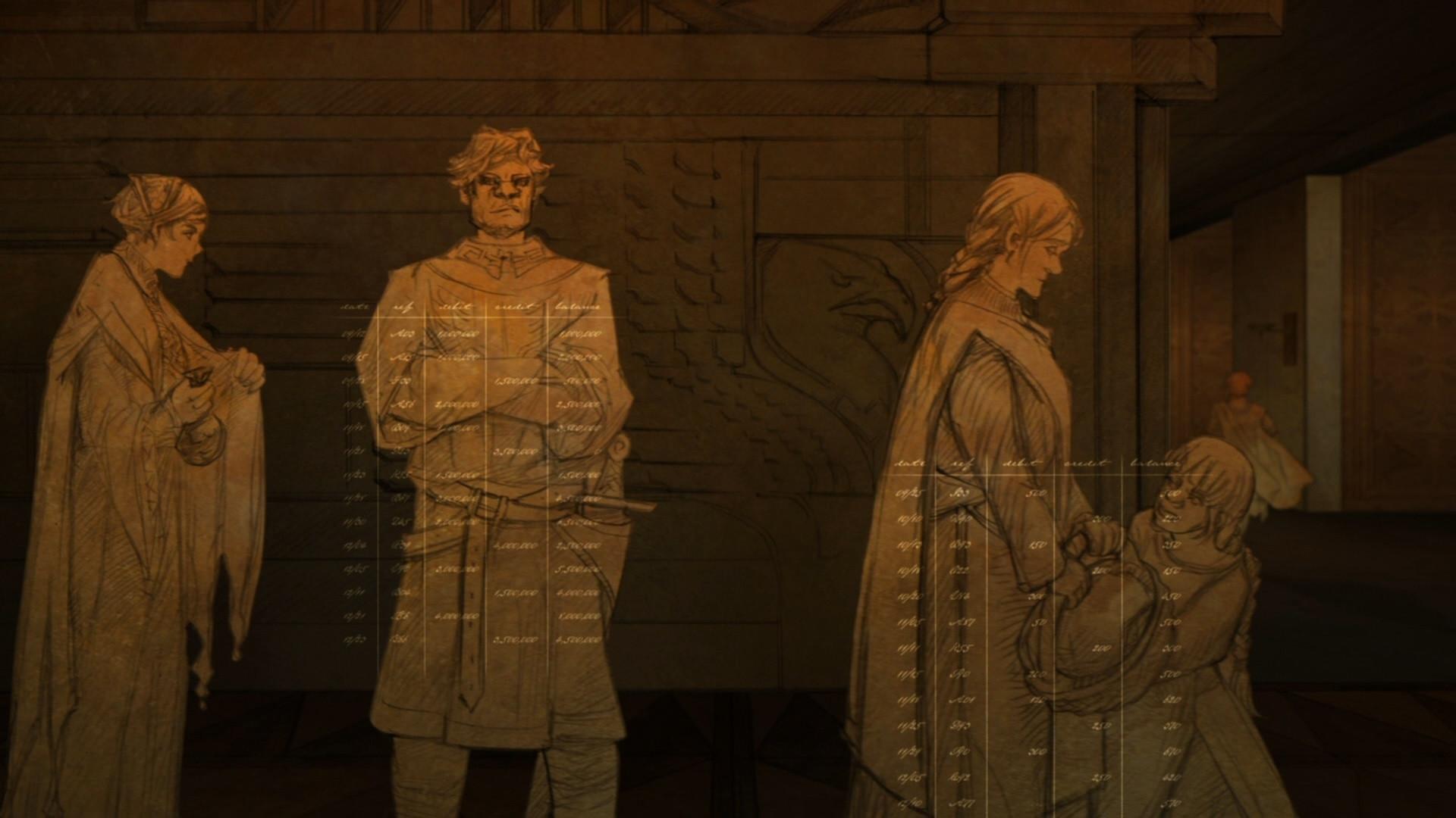Still from Histories & Lore: The Iron Bank of Braavos