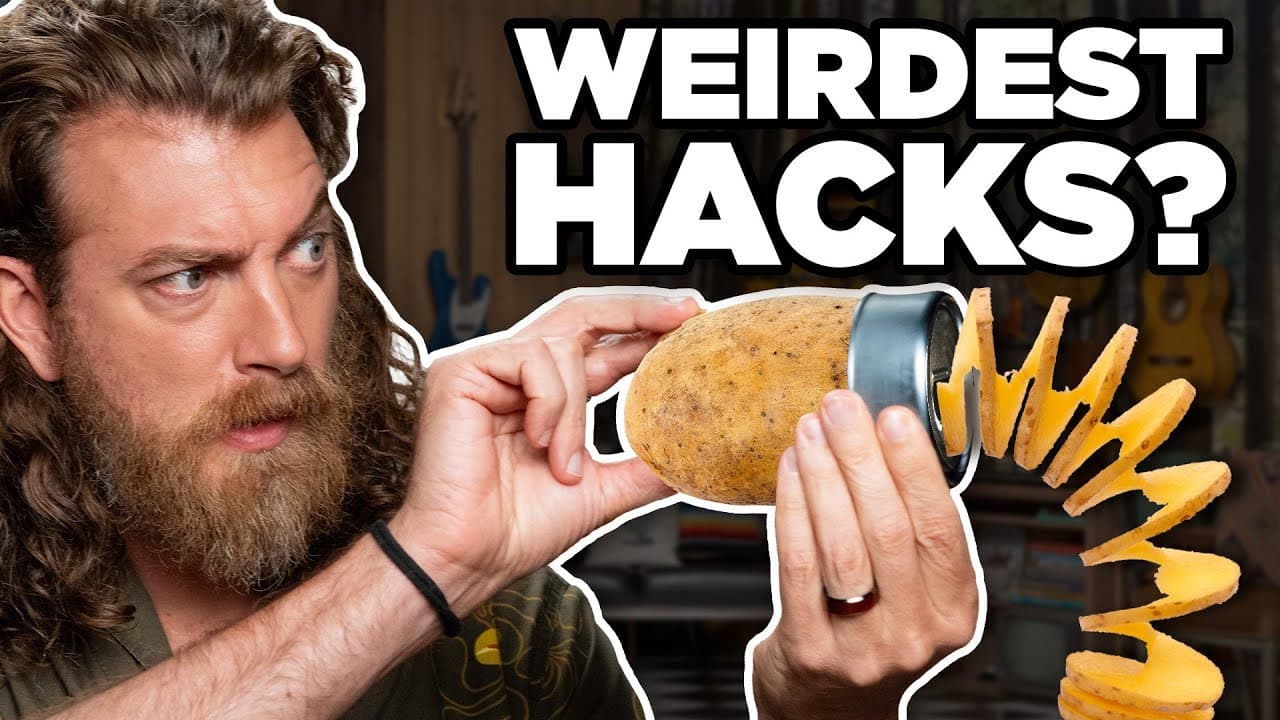 Still from Reacting to The Craziest Life Hacks On TikTok