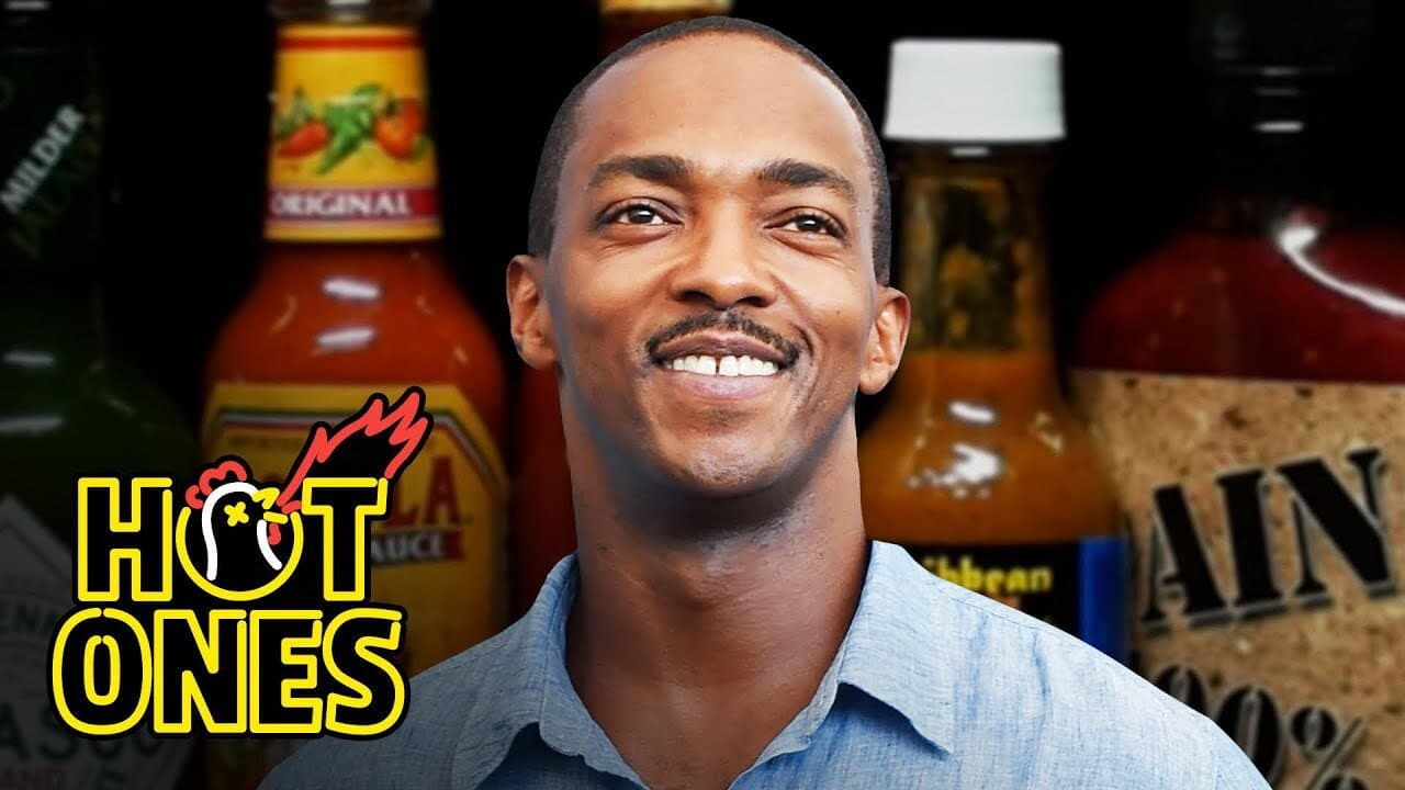 Still from Anthony Mackie Quotes Shakespeare While Eating Spicy Wings