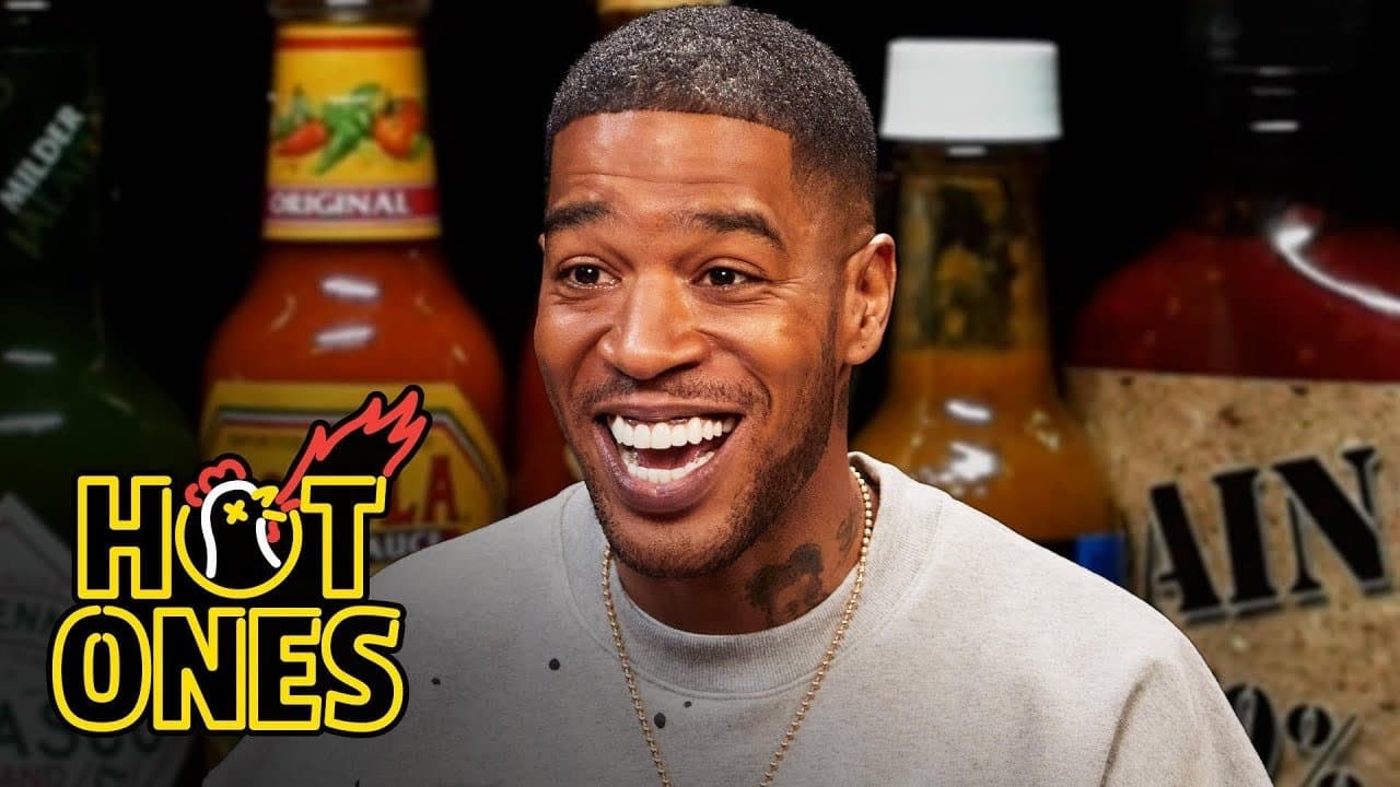 Still from Kid Cudi Goes to the Moon While Eating Spicy Wings