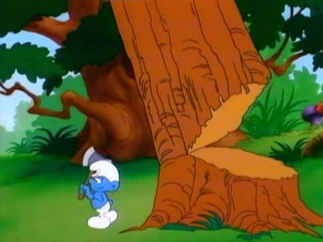 Still from Timber Smurf