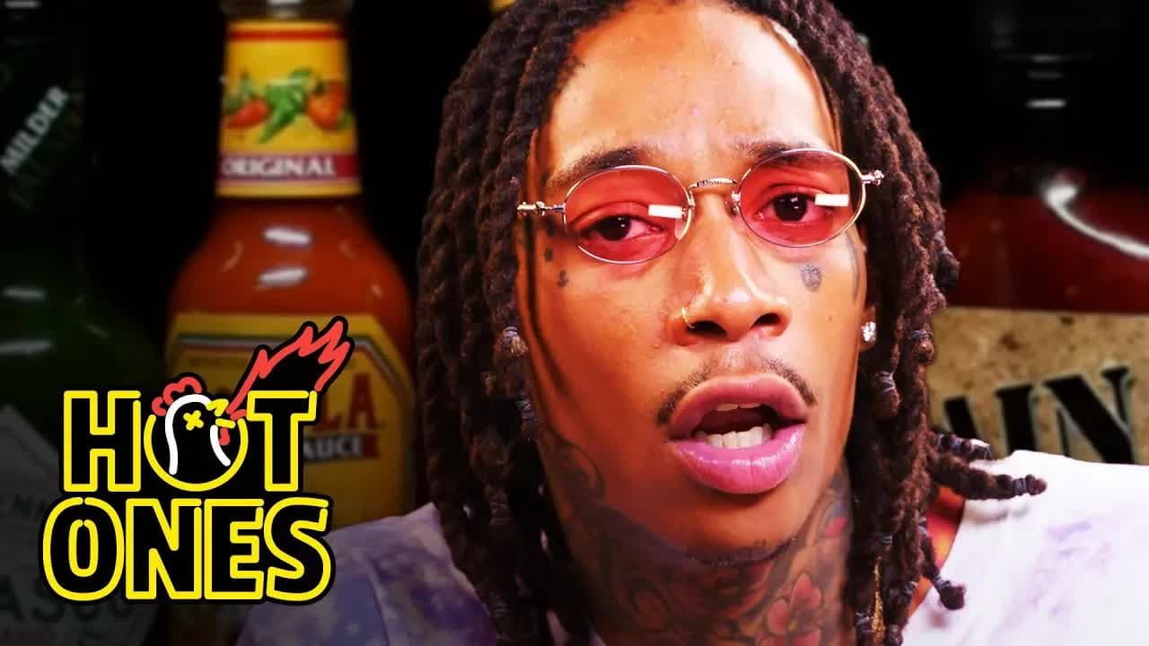 Still from Wiz Khalifa Gets Smoked Out by Spicy Wings