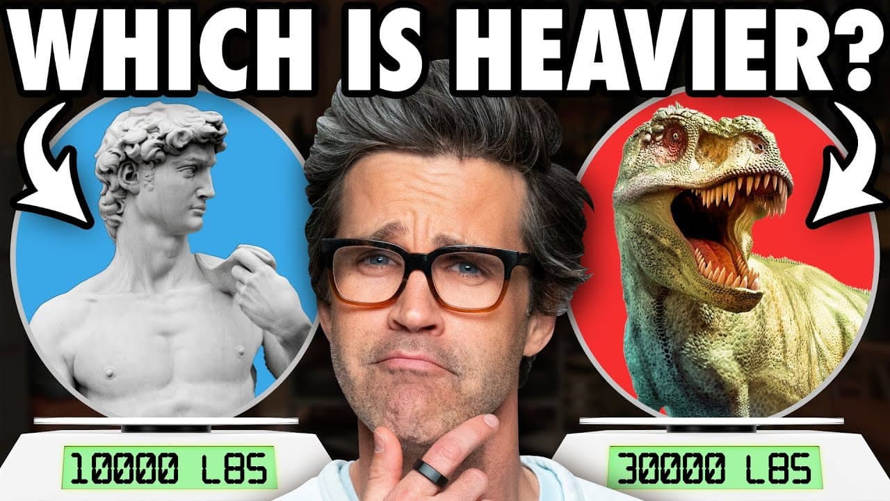 Still from Which Object Is Heavier? - Good Mythical More