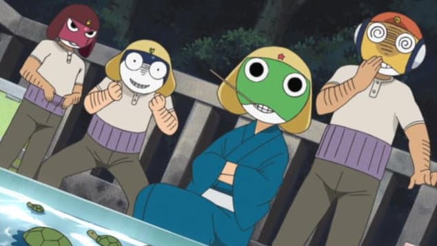 Still from Keroro vs. Natsumi: The Ultimate Showdown at a Festival / Keroro: A Radio to Invade Your Ears