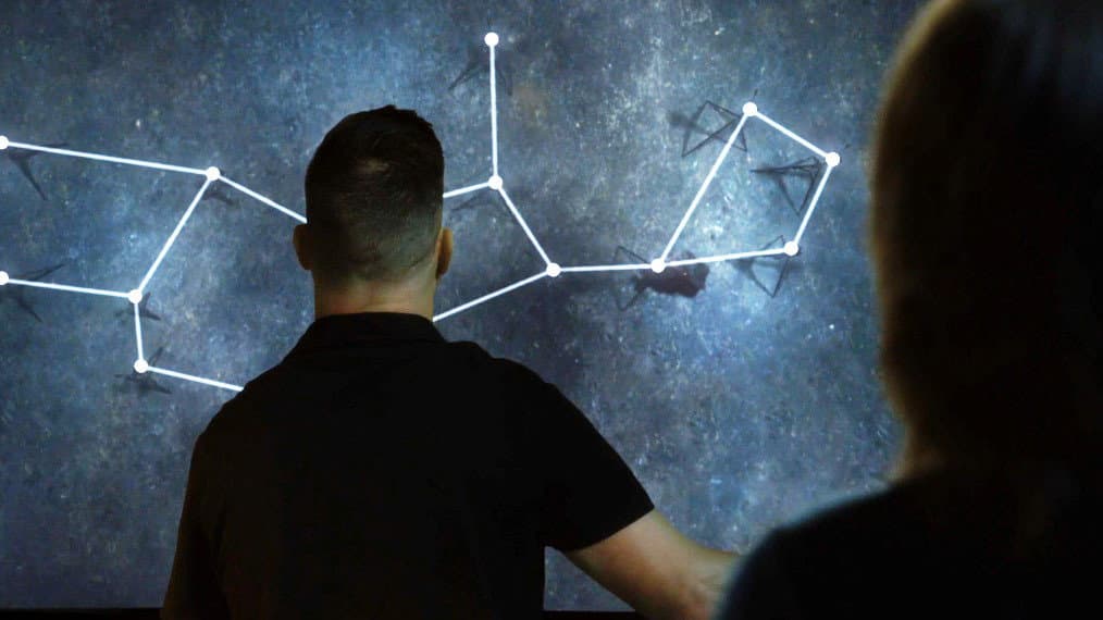 Still from The Twin Paradox