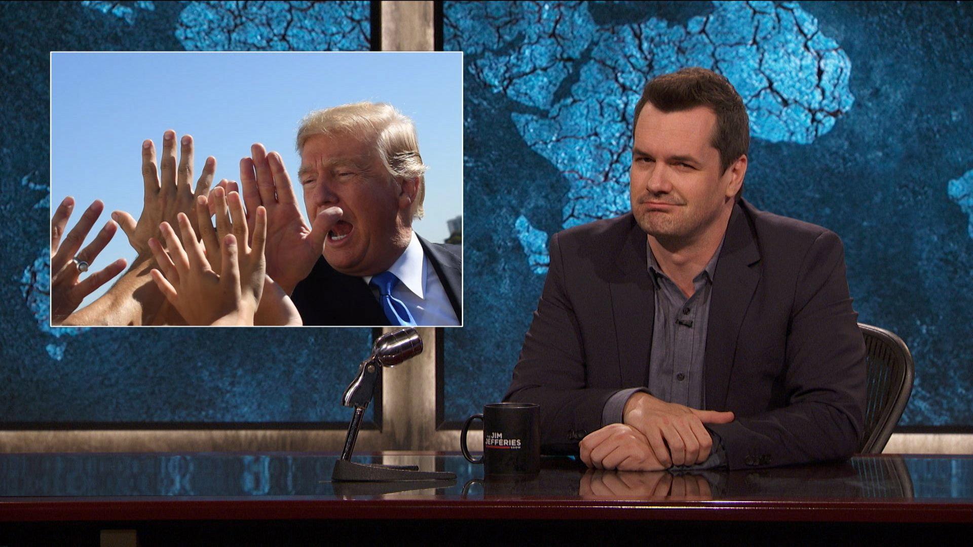 Still from Mark Cuban vs. Donald Trump