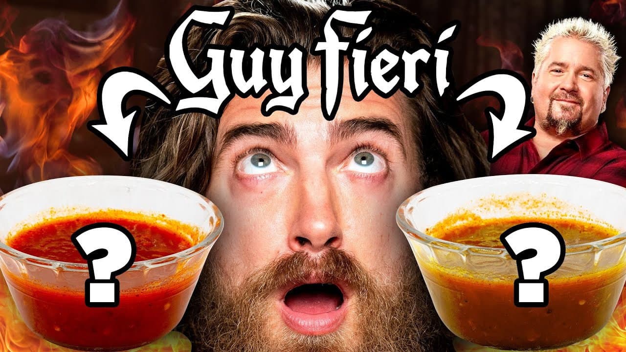 Still from Guy Fieri Product Taste Test