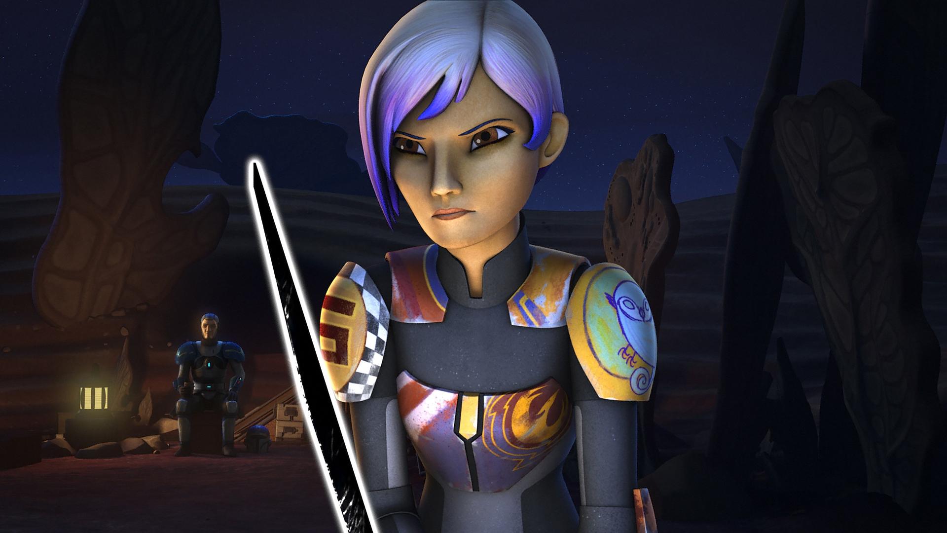 Still from Trials of the Darksaber