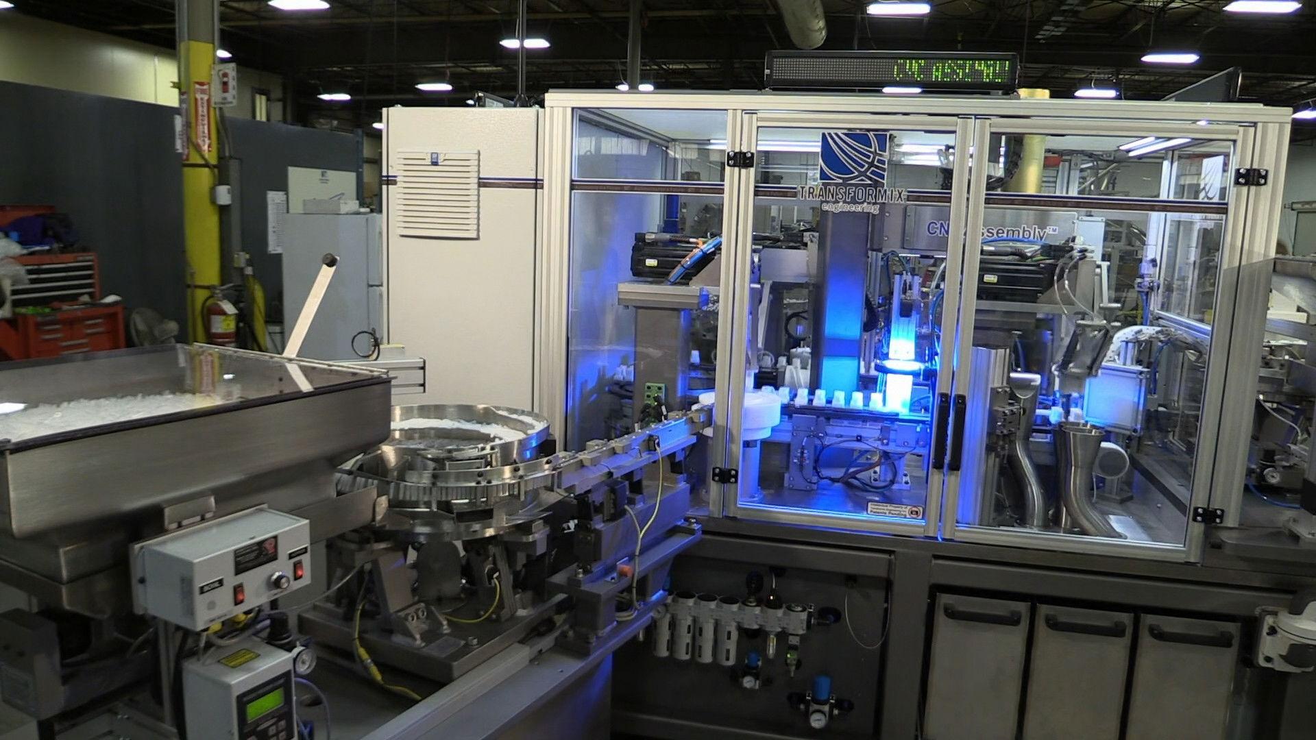 Still from CNC Assembly Machines, Lemon Tarts, Miniature War Figures