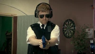 Still from The Backpacker