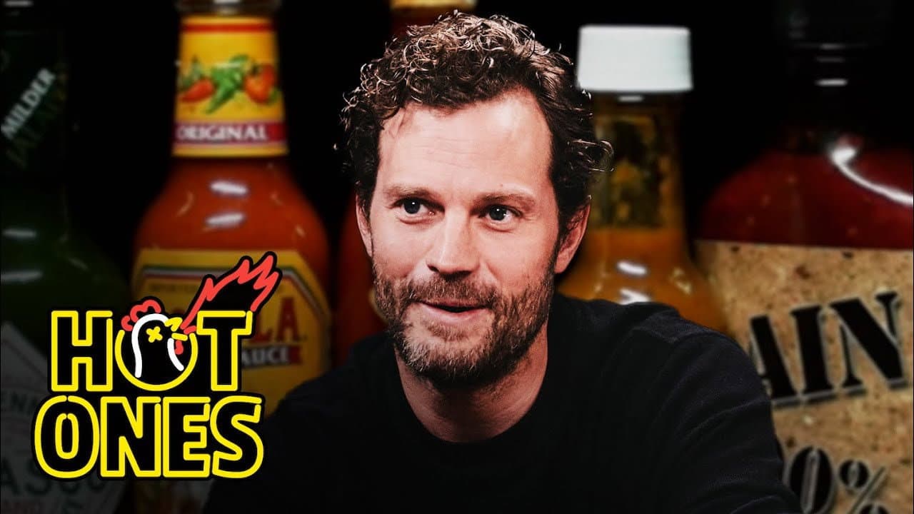 Still from Jamie Dornan Gets Punched in the Face by Spicy Wings
