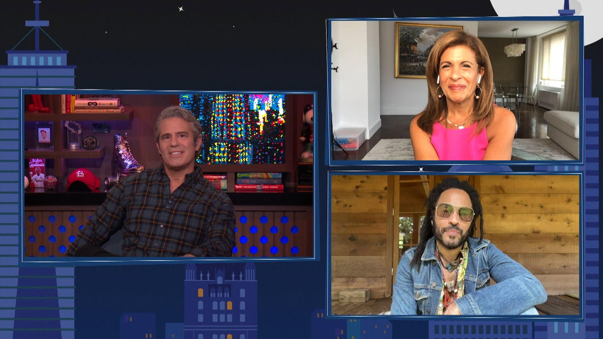 Still from Hoda Kotb & Lenny Kravitz