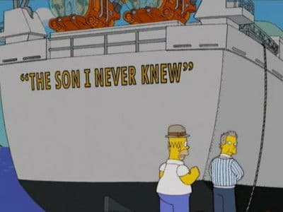 Still from Homer's Paternity Coot