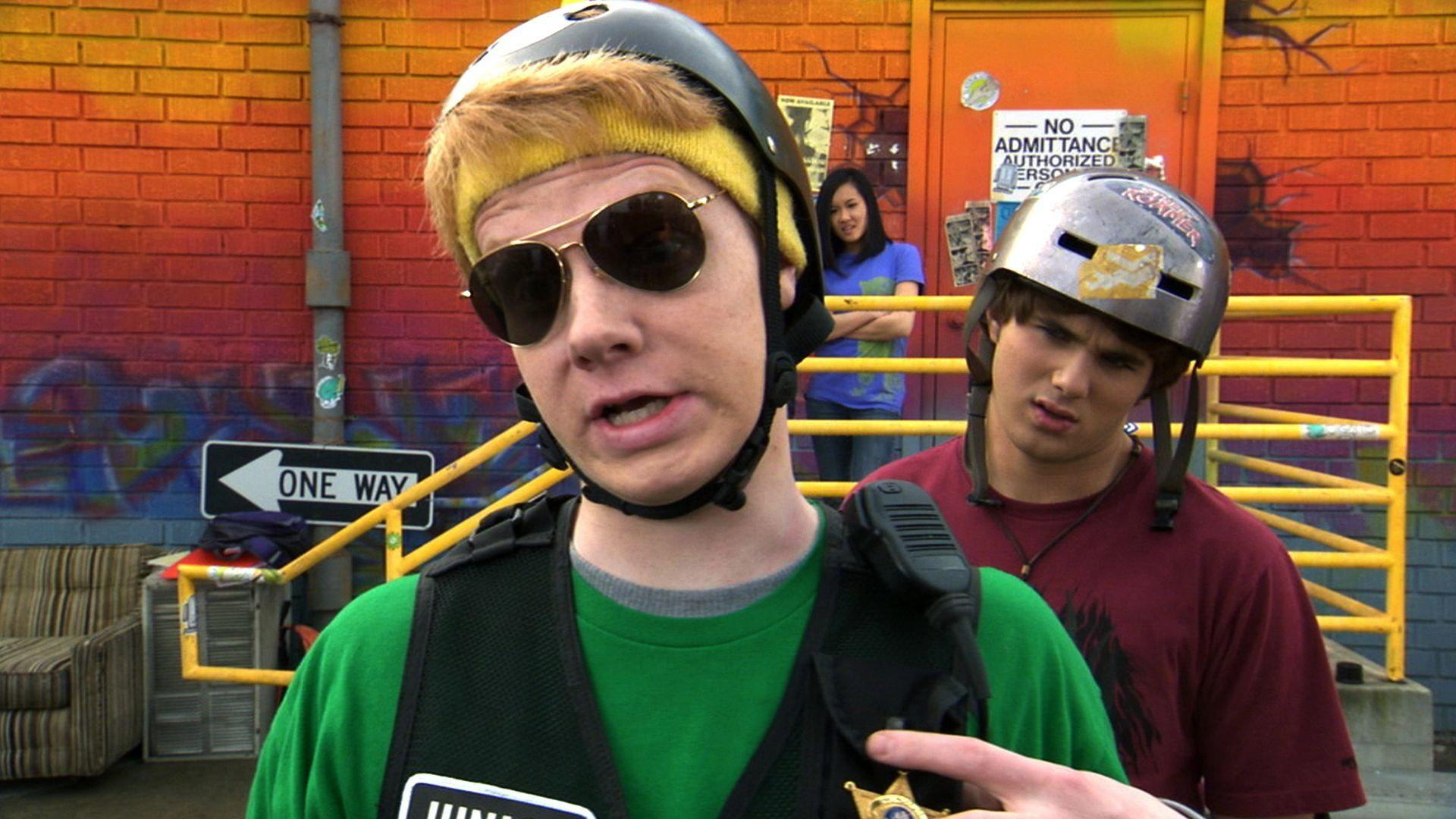 Still from Luther Waffles: Skate Cop