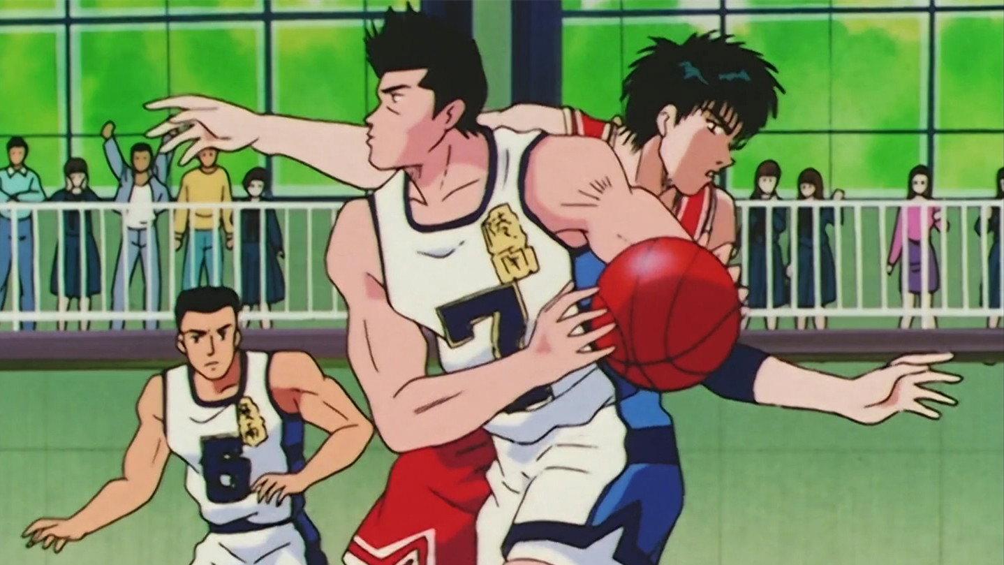 Still from Super Basketball Match! Ryonan's Attack of Angry Waves