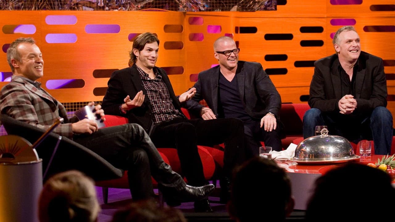 Still from Ashton Kutcher, Heston Blumenthal, Greg Davies, Hurts