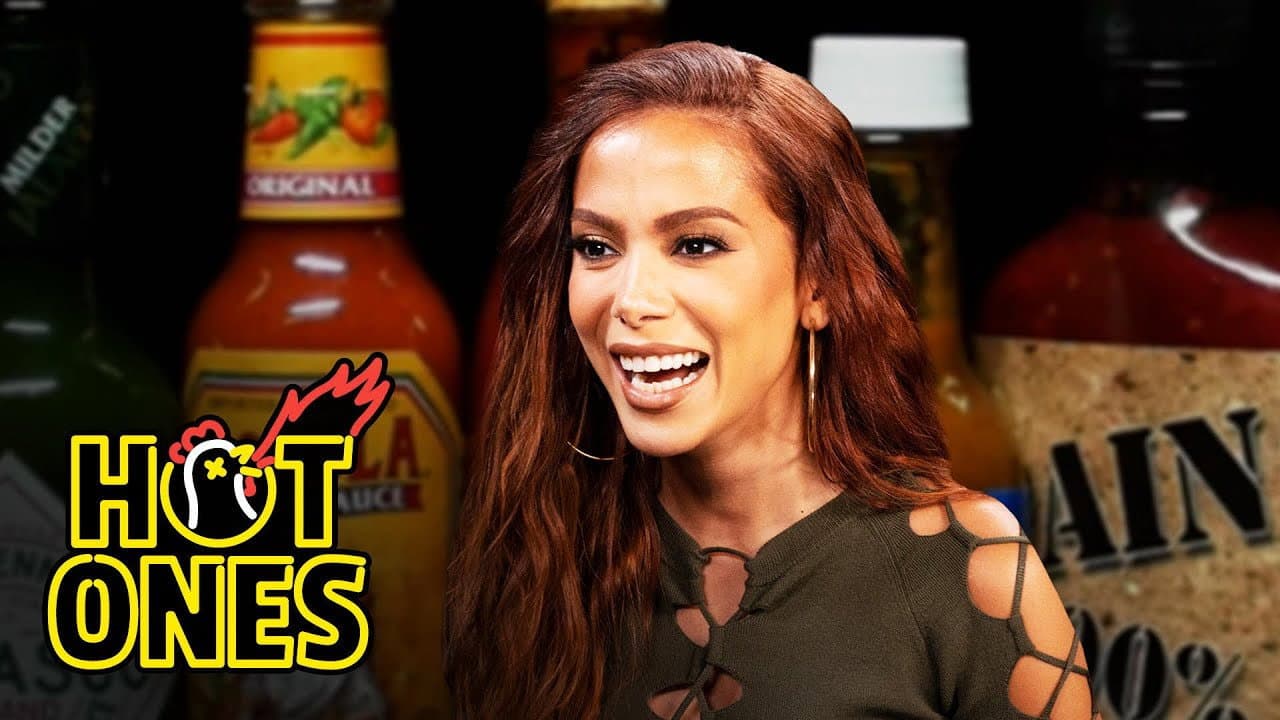Still from Anitta Lets It Fly While Eating Spicy Wings