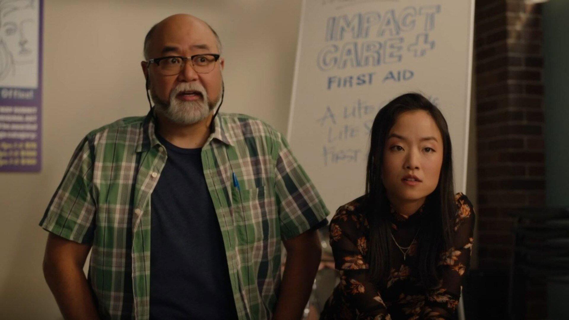 Still from Hugs & Prayers