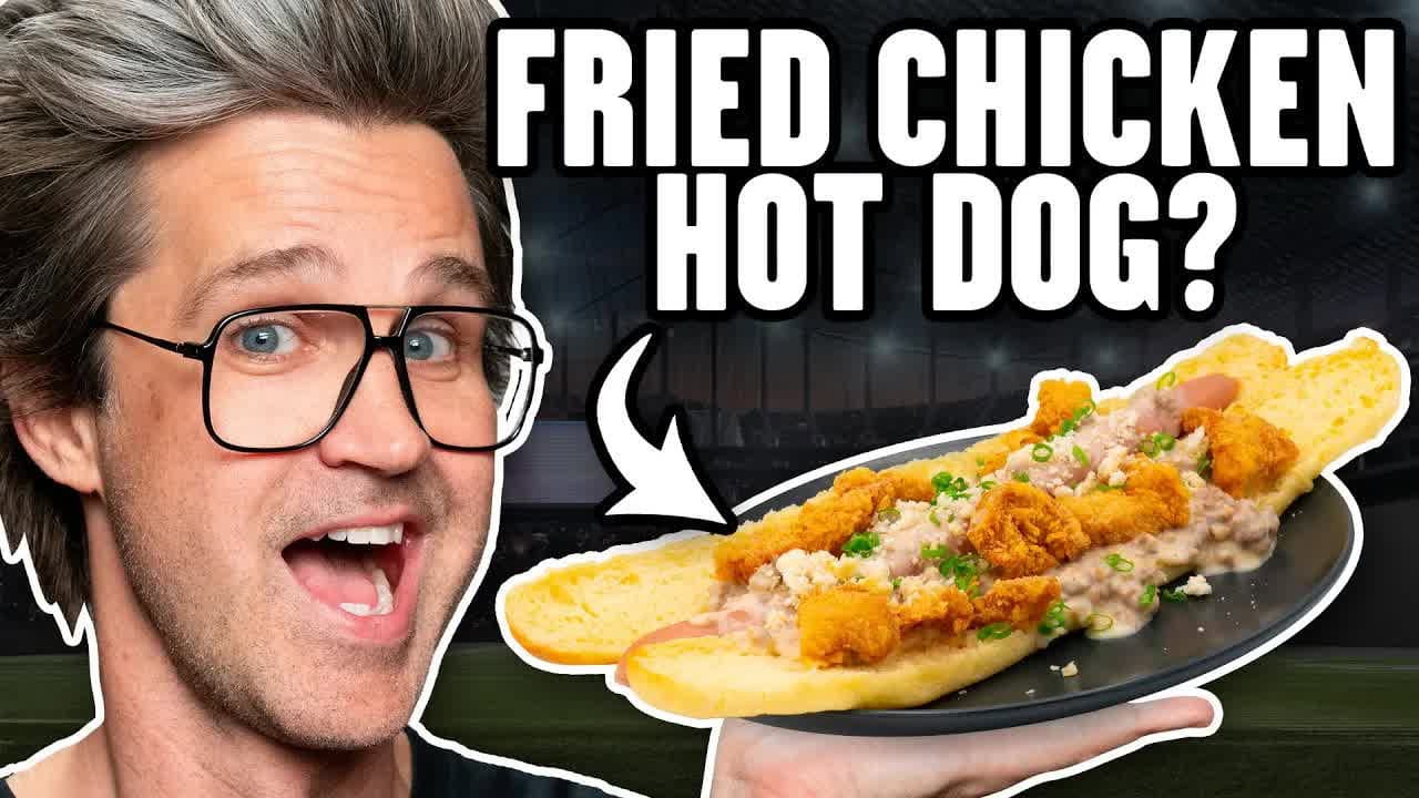 Still from Craziest Sports Foods In America (Taste Test)