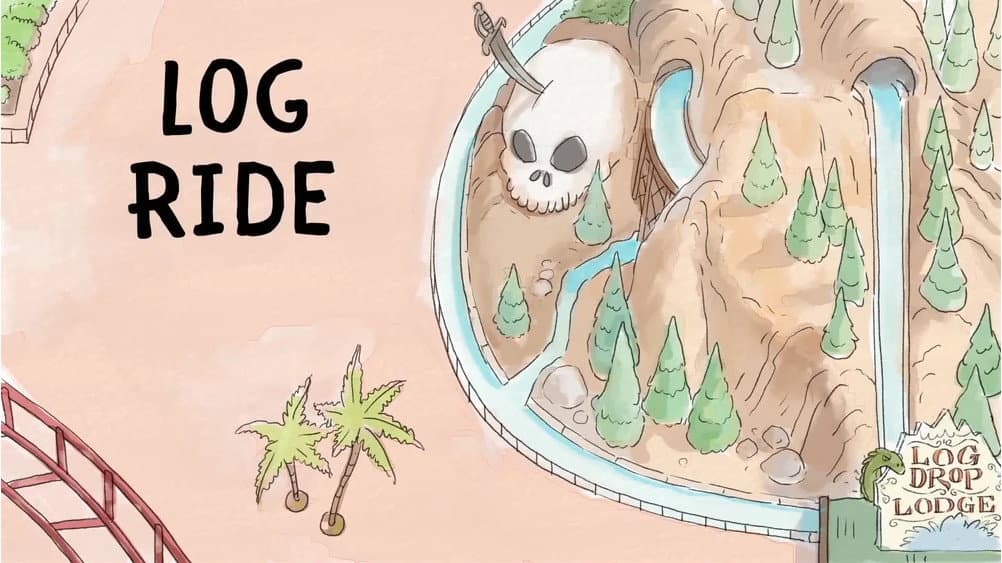 Still from Log Ride