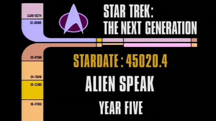 Still from Archival Mission Log: Year Five - Alien Speak