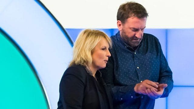 Still from Richard Osman, Jennifer Saunders, Steph McGovern and Joe Sugg