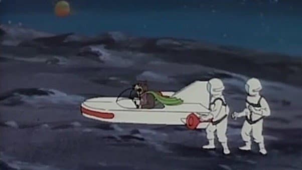 Still from A Scary Duel with a Cartoon Ghoul