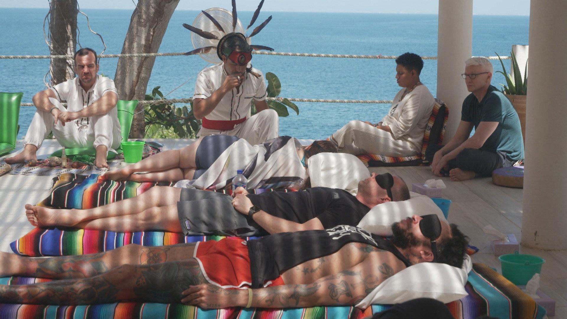 Still from The Pager Plot; A Psychedelic Journey; Mr. Clooney Goes to Broadwa