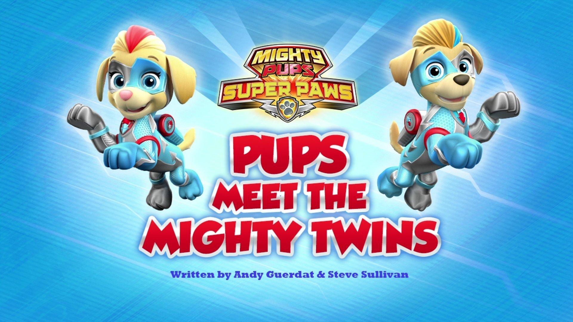 Still from Mighty Pups, Super Paws: Pups Meet the Mighty Twins