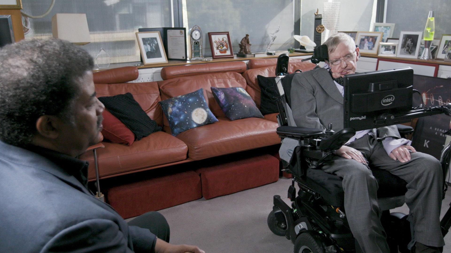 Still from Stephen Hawking