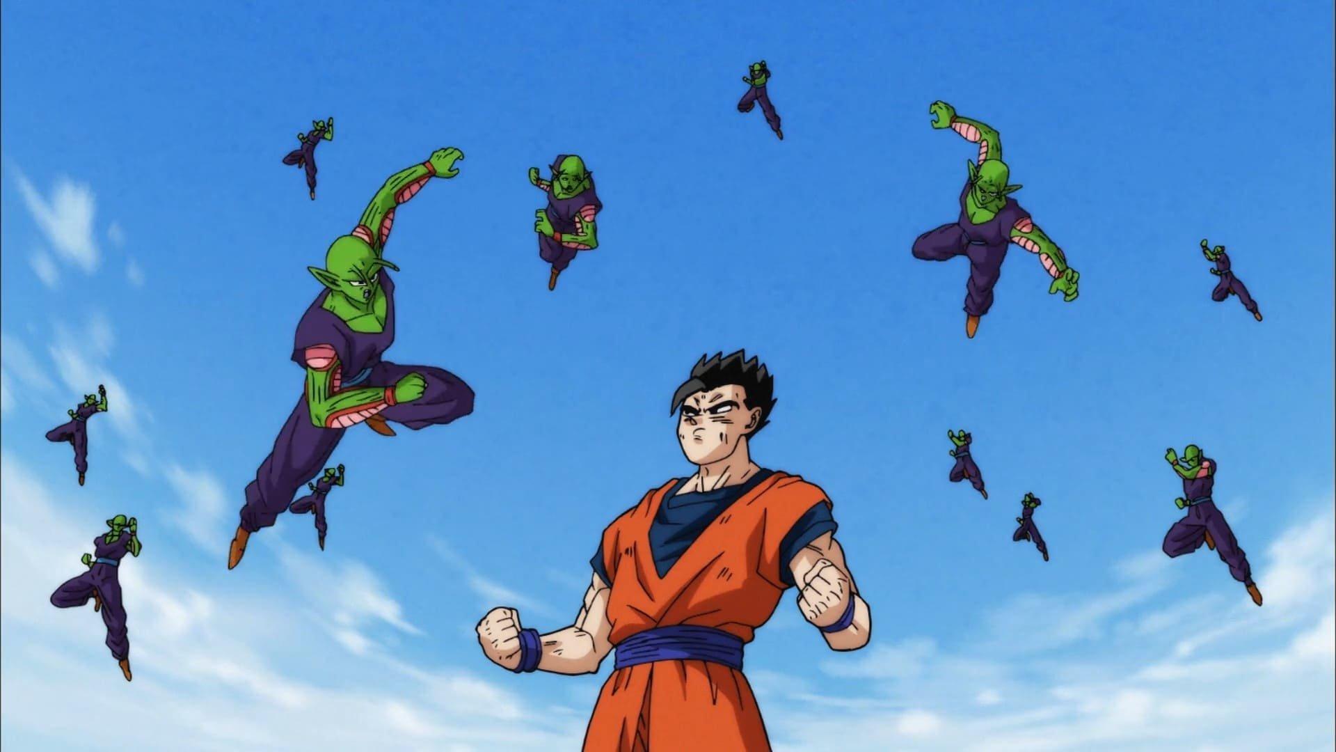 Still from Gohan and Piccolo Master and Pupil Clash in Max Training!