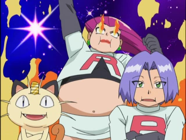 Still from A Lean Mean Team Rocket Machine!