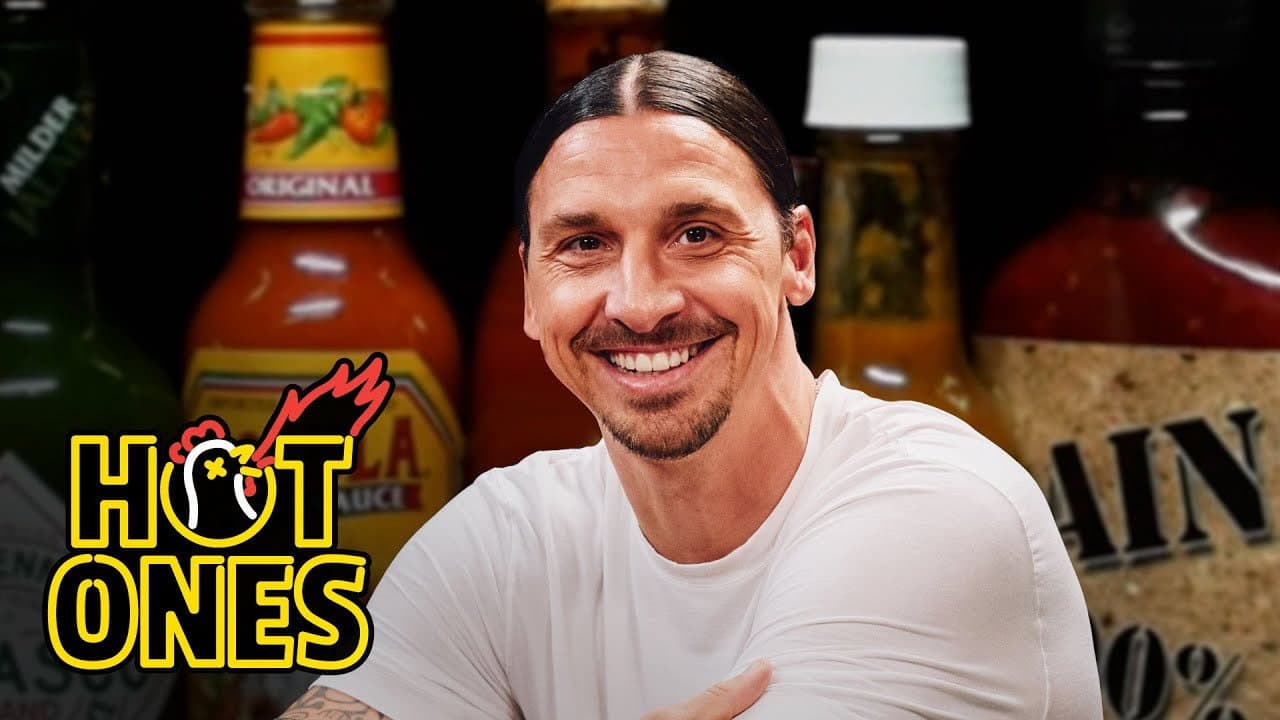 Still from Zlatan Ibrahimović Gets Slide Tackled By Spicy Wings