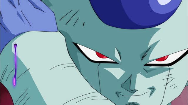 Still from Turn Your Anger into Strength! Vegeta's Full-Bore Battle