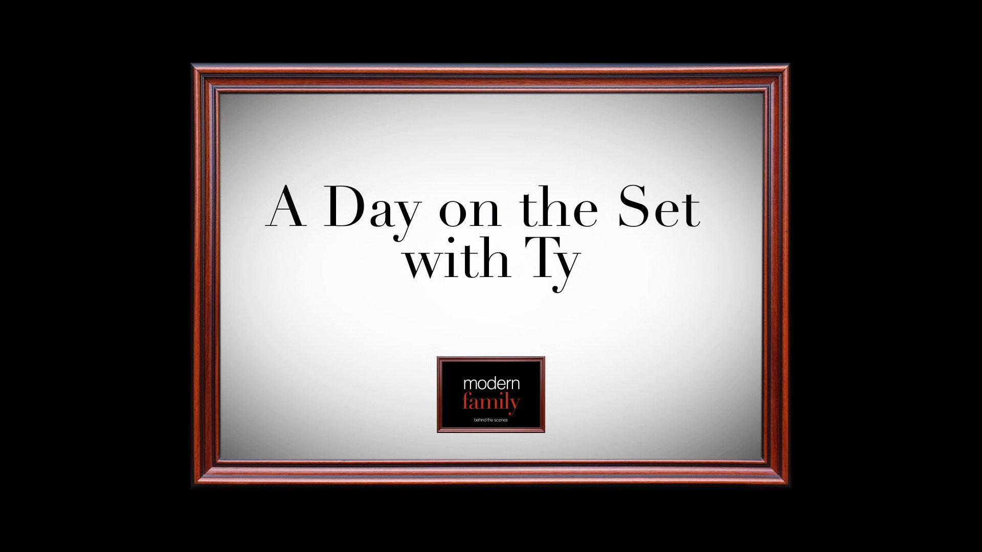 Still from A Day on the Set with Ty