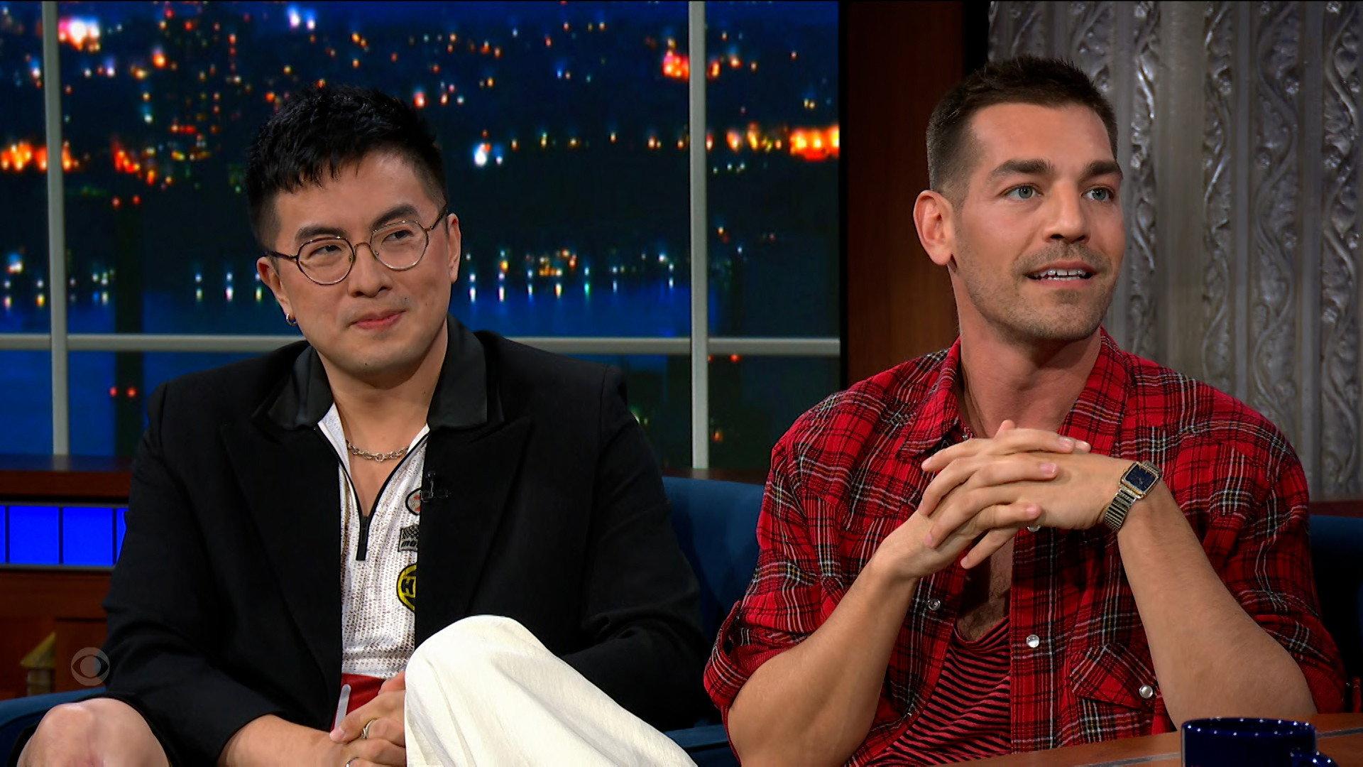 Still from Matt Rogers, Bowen Yang, Ocean Vuong