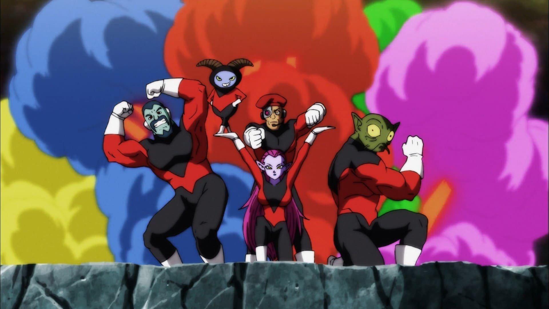 Still from Warriors of Justice Close In! The Pride Troopers!