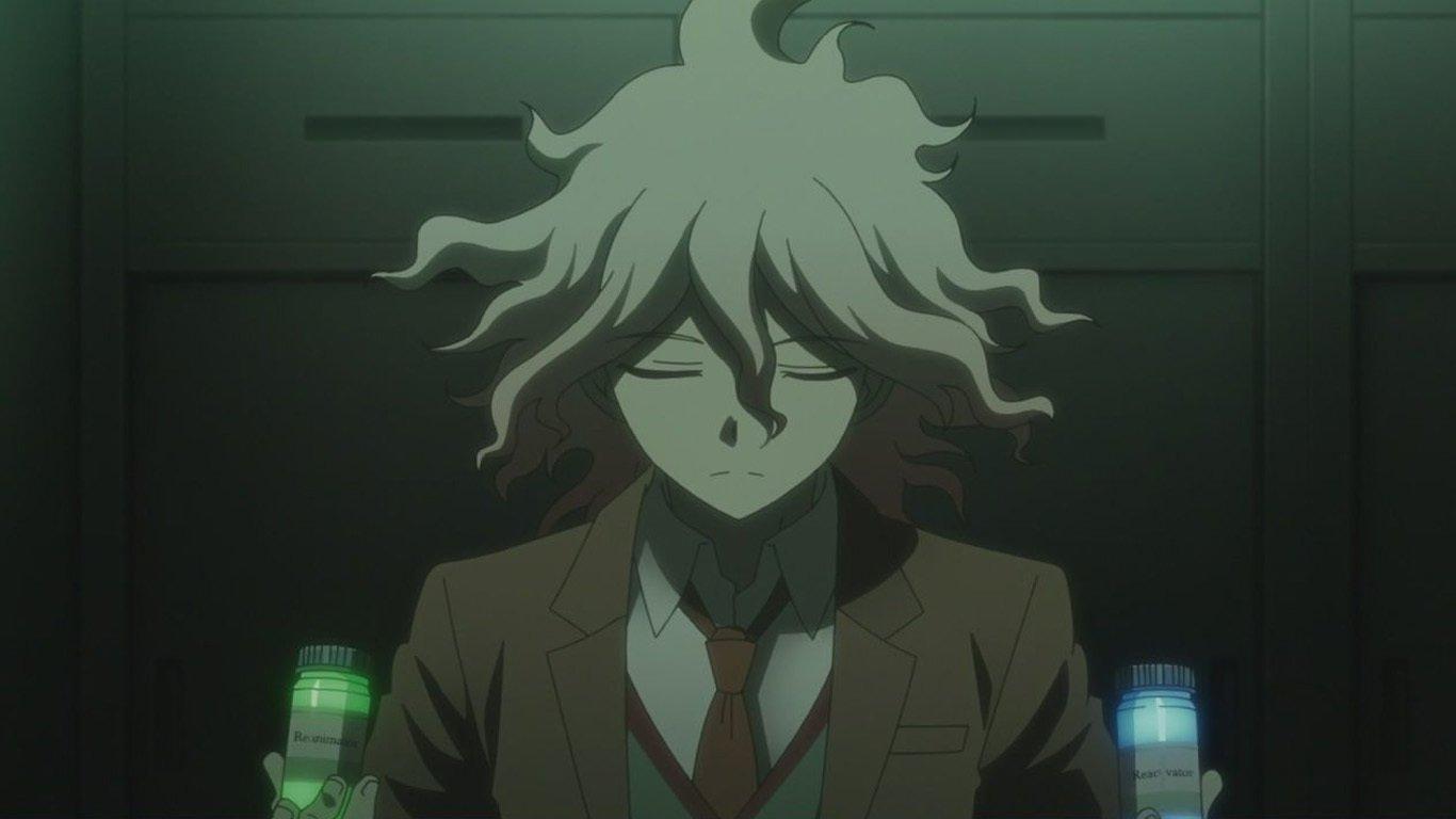 Still from The Melancholy, Surprise, and Disappearance of Nagito Komaeda