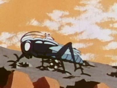 Still from The Gigantic Grasshopper