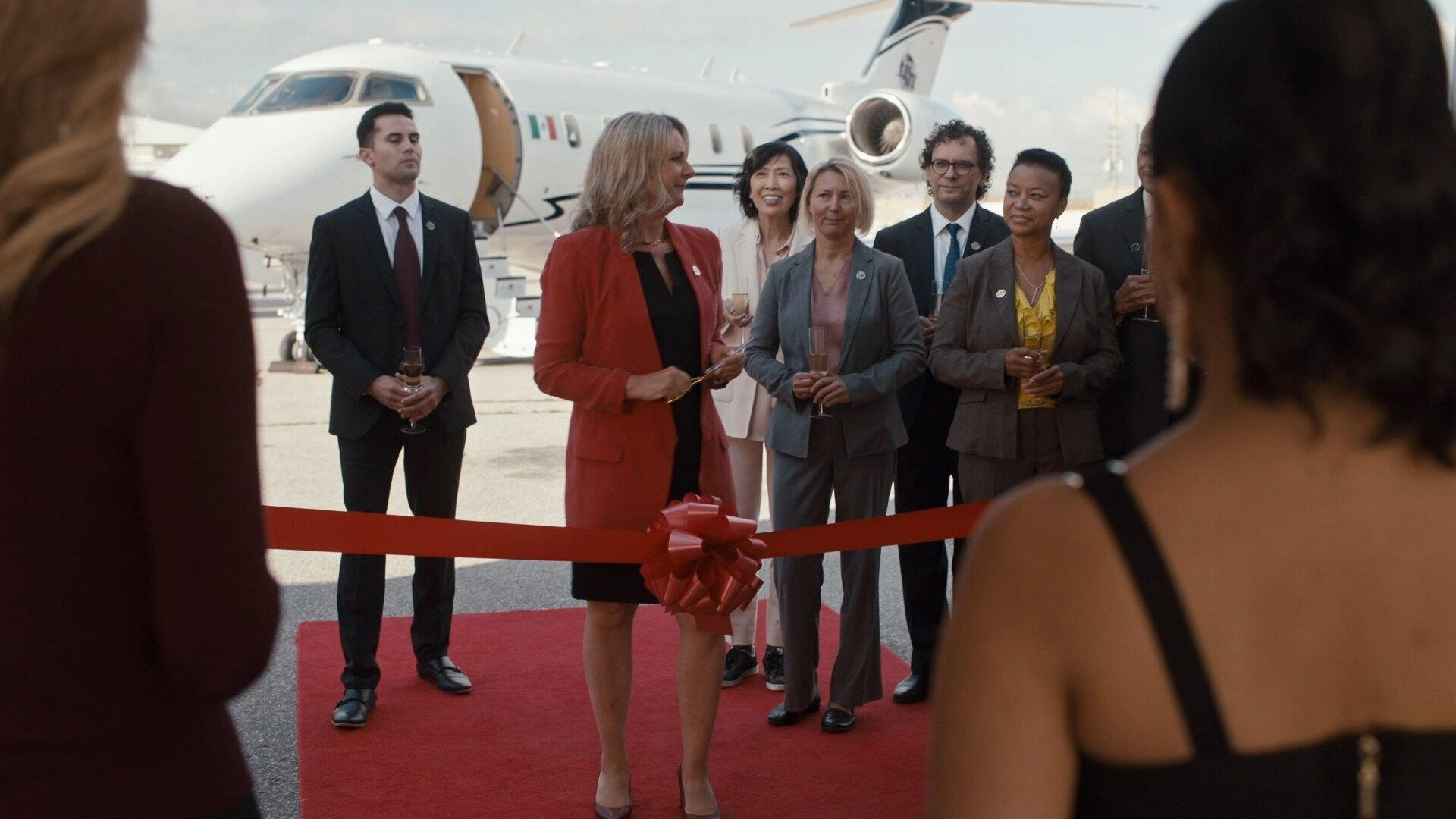 Still from Ribbon Cutting