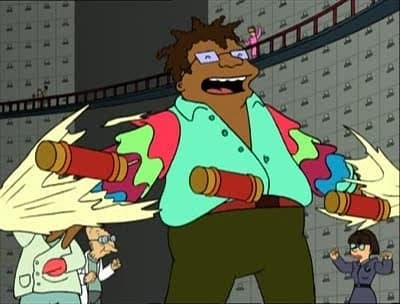 Still from How Hermes Requisitioned His Groove Back