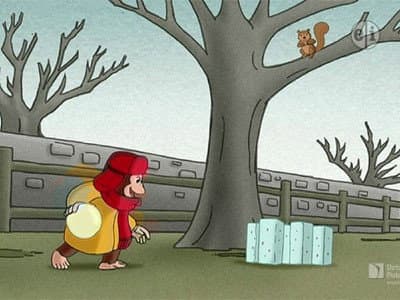 Still from Curious George vs. Winter